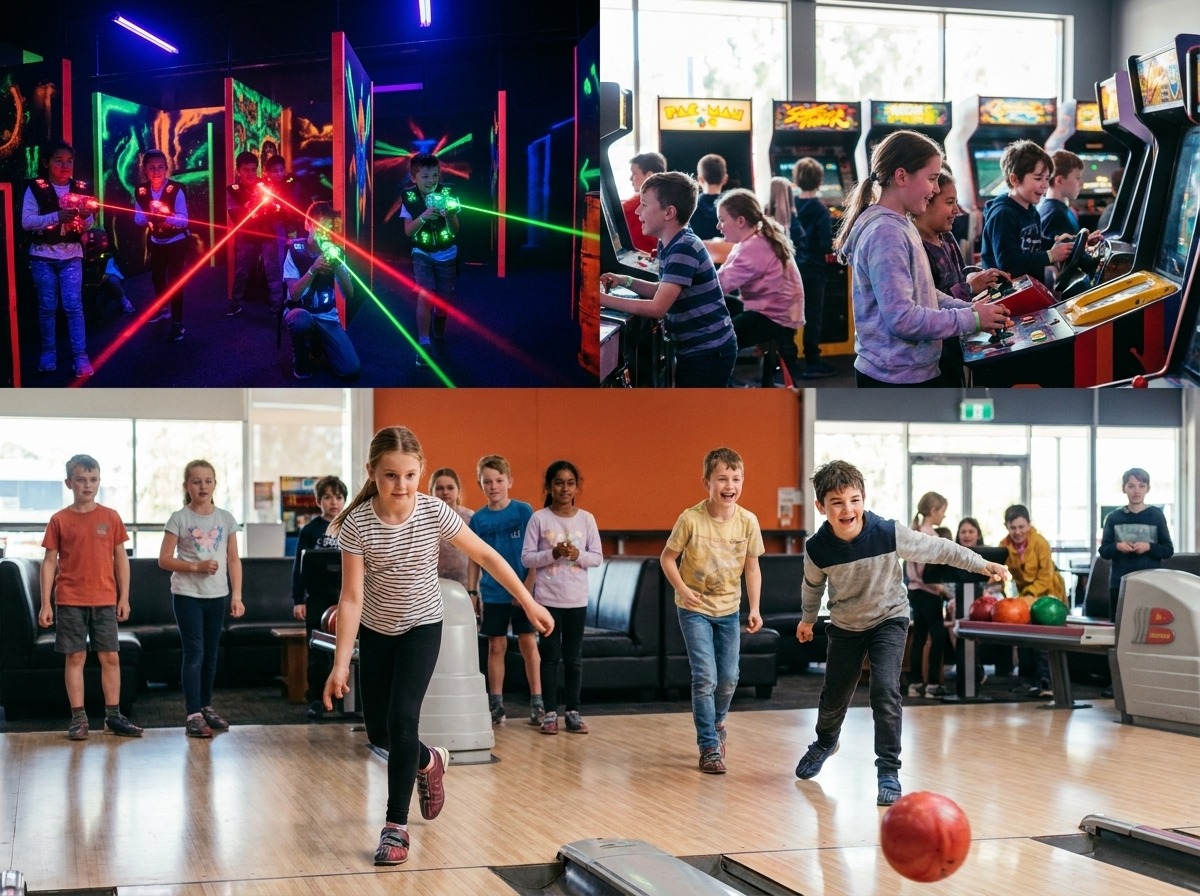 A child bowling at Strike EQ