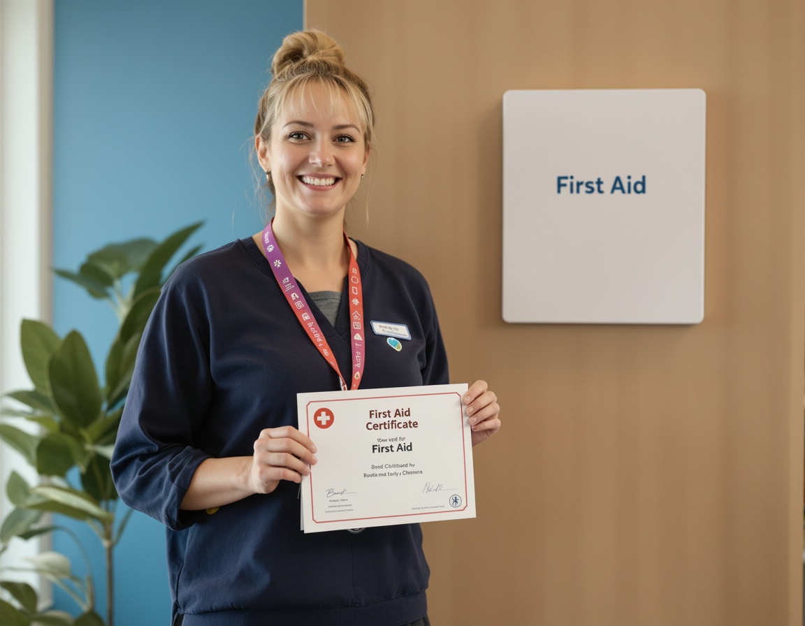 an educator after completing training — WAYS first aid professional development