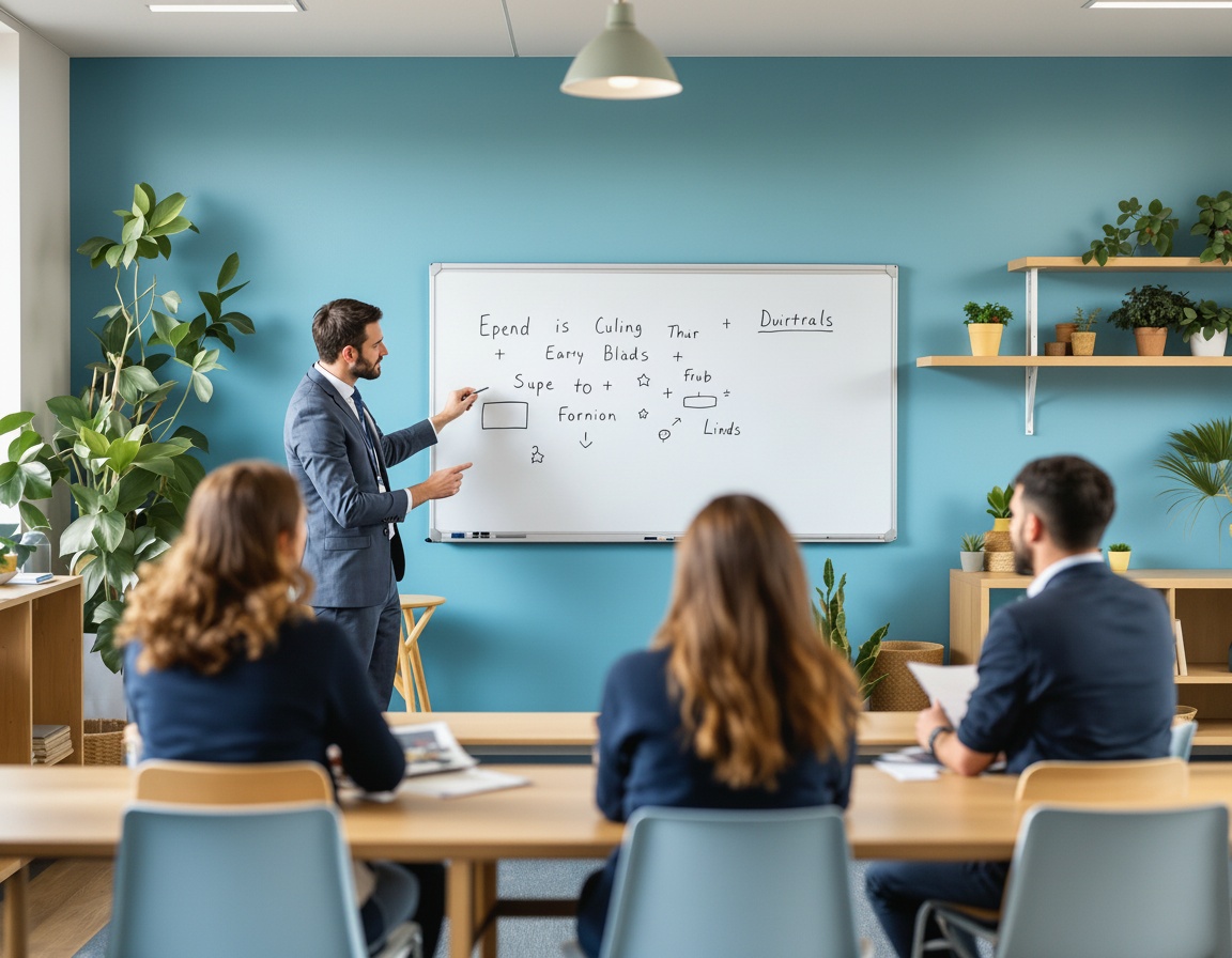 a trainer delivering on-site training to educators — WAYS positive behaviour support professional development